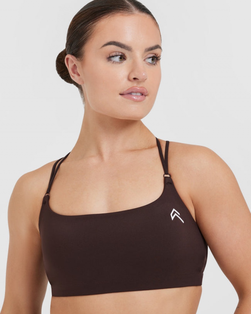 Oner Active Everyday Cross Over Bralette Sports Bras σκούρο γκρι | MQT786394