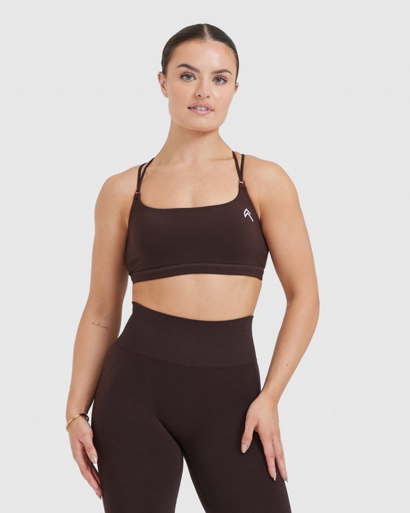 Oner Active Everyday Cross Over Bralette Sports Bras σκούρο γκρι | MQT786394