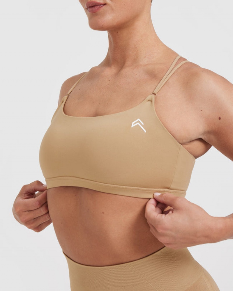 Oner Active Everyday Cross Over Bralette Sports Bras καφε | PZK897634