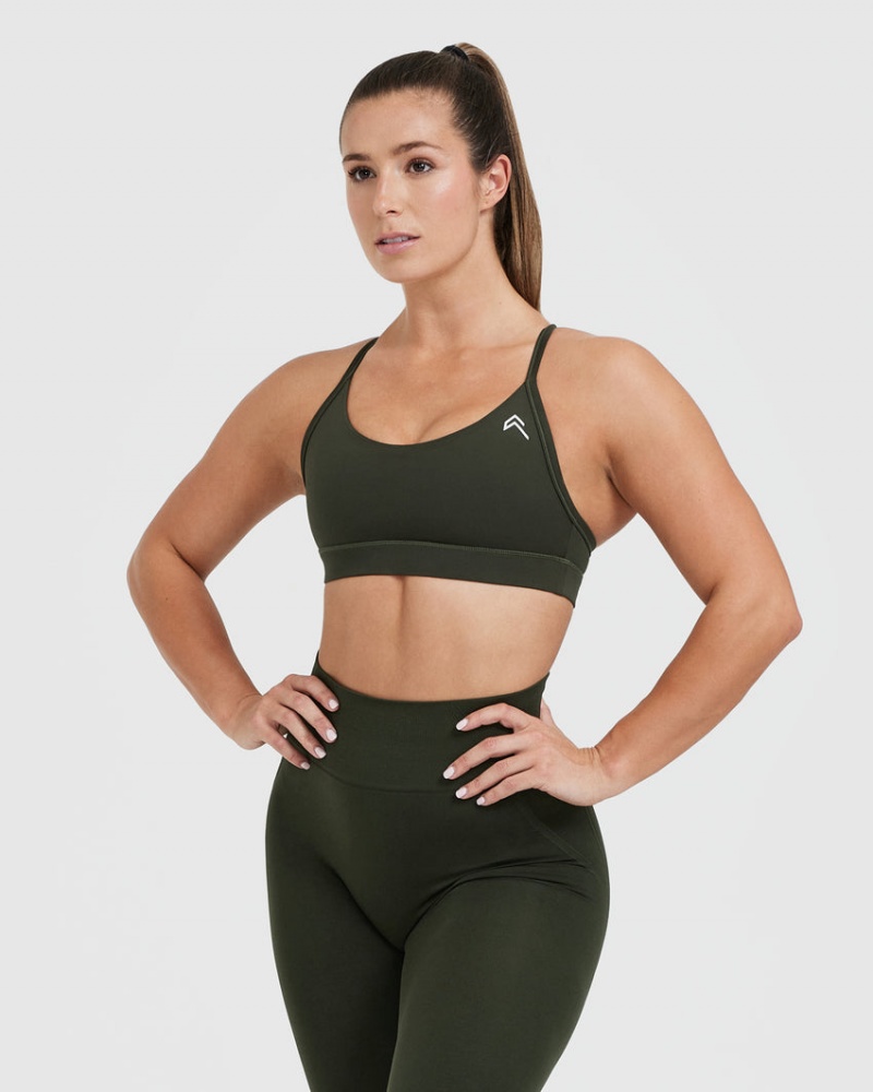 Oner Active Everyday Sports Bras Χακί | FJK876243