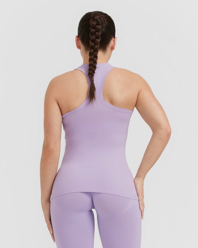 Oner Active Go To Seamless Fitted High Neck μπλουζακια μωβ | ODC391620