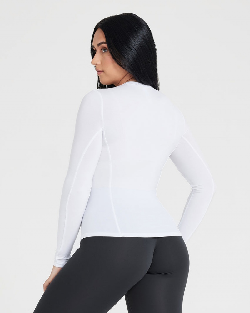 Oner Active Mellow Soft Long Sleeve μπλουζακια ασπρα | WIG460918