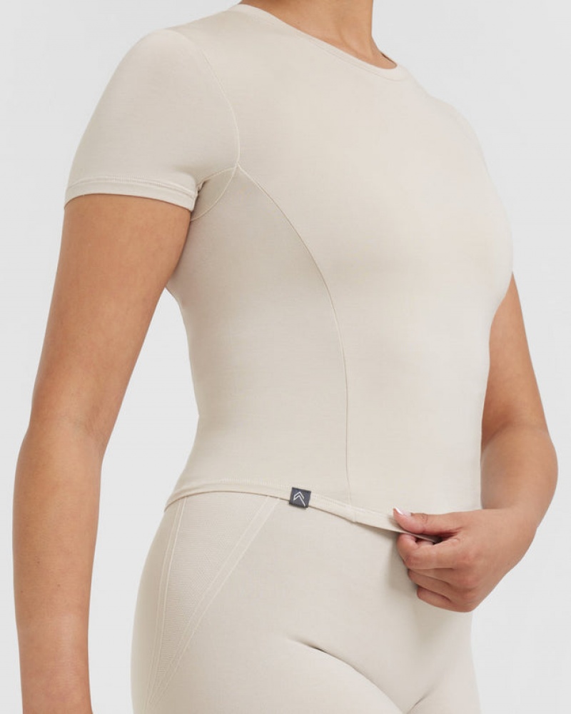 Oner Active Mellow Soft Mid κοντο Sleeve μπλουζακια καφε | ZUQ293486