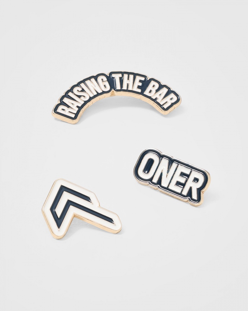 Oner Active Raising The Bar σταμπεσ Pins 3 Pack Αξεσουαρ μπλε ασπρα | OSL073514