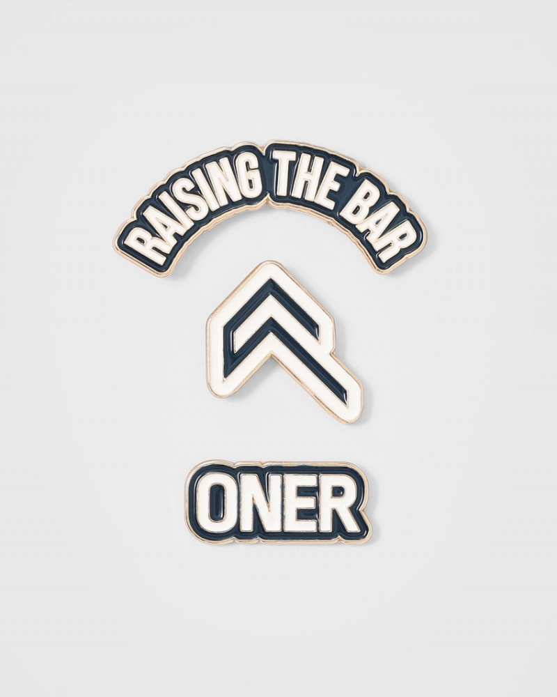 Oner Active Raising The Bar σταμπεσ Pins 3 Pack Αξεσουαρ μπλε ασπρα | OSL073514