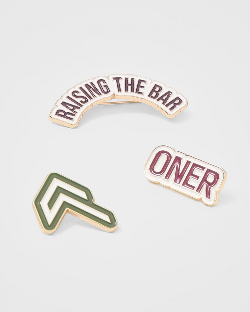 Oner Active Raising The Bar σταμπεσ Pins 3 Pack Αξεσουαρ ροζ Χακί | KRM054962