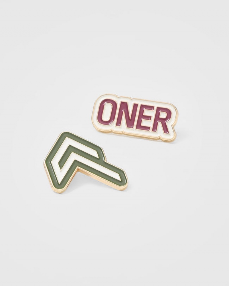 Oner Active Raising The Bar σταμπεσ Pins 3 Pack Αξεσουαρ ροζ Χακί | KRM054962