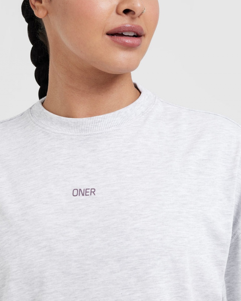 Oner Active Raising The Bar σταμπεσ Unisex μπλουζακια ανοιχτο γκρι | PHX970625