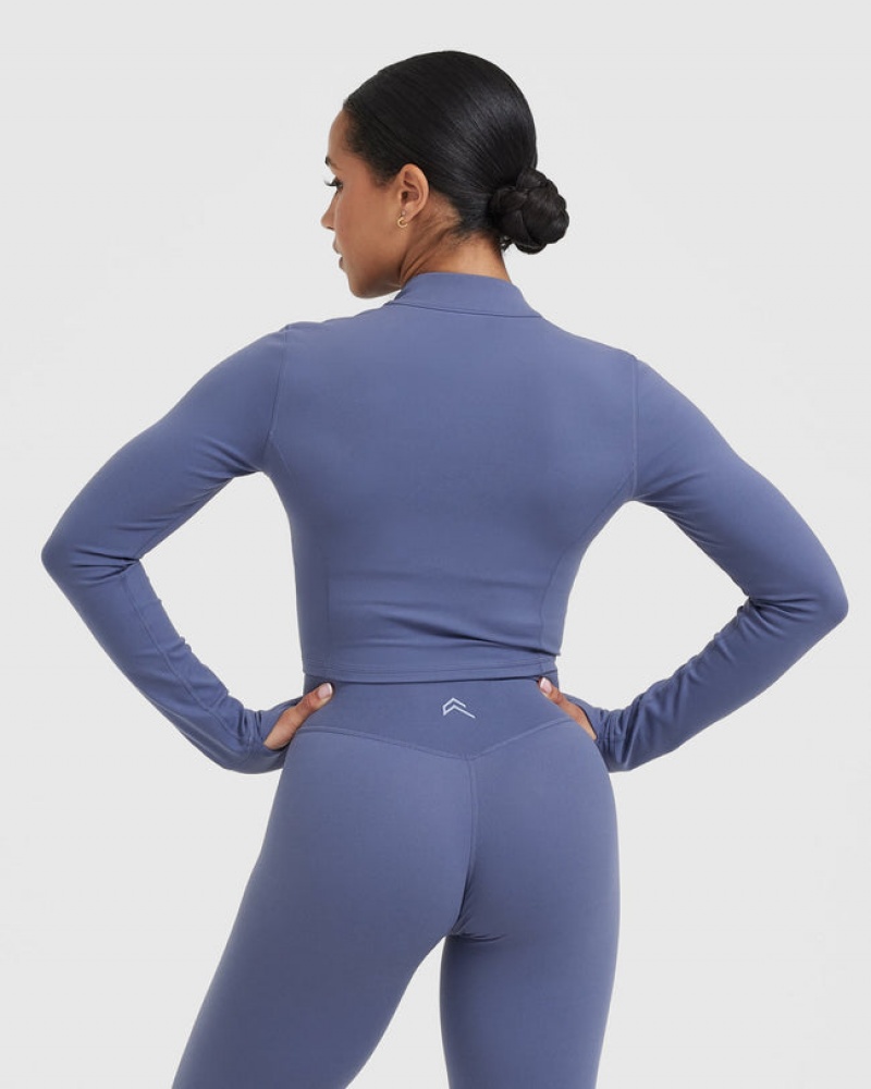 Oner Active Timeless Crop Μπουφαν μπλε | DZL536049