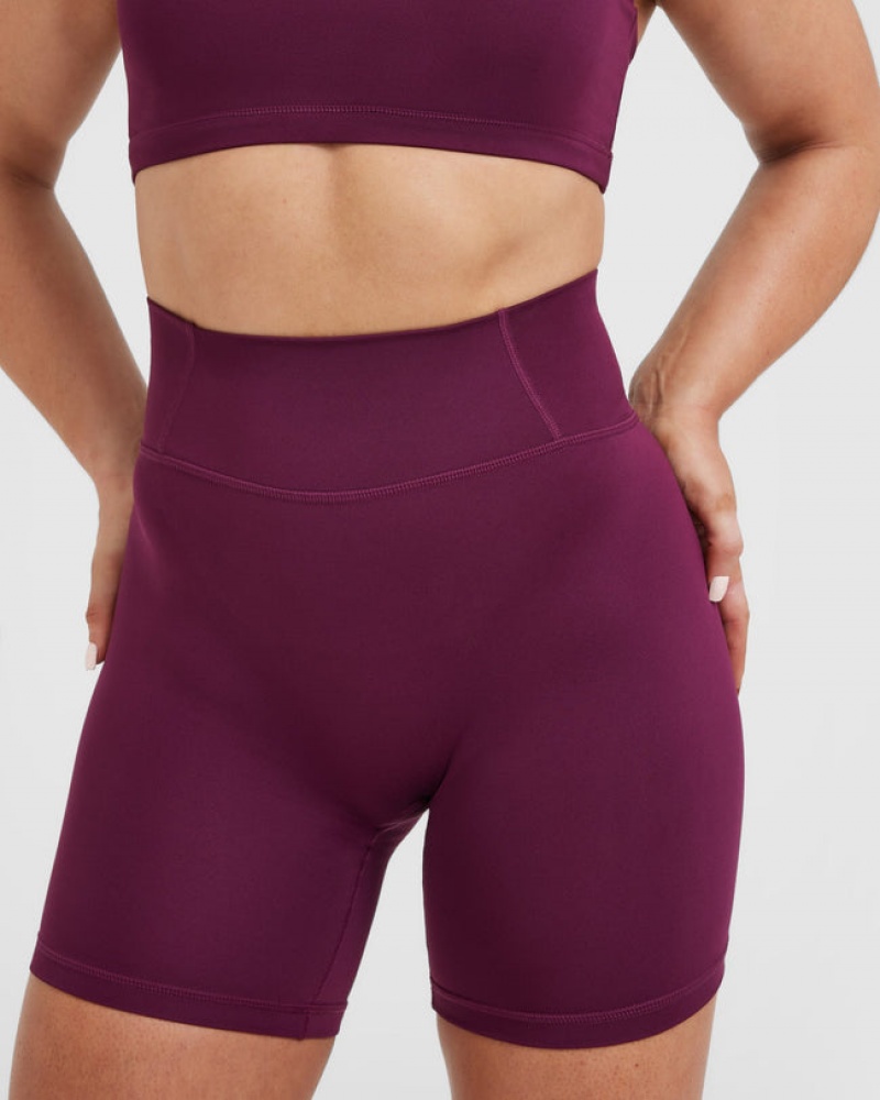 Oner Active Timeless High Waisted Σορτσ μπορντο | HGI216084