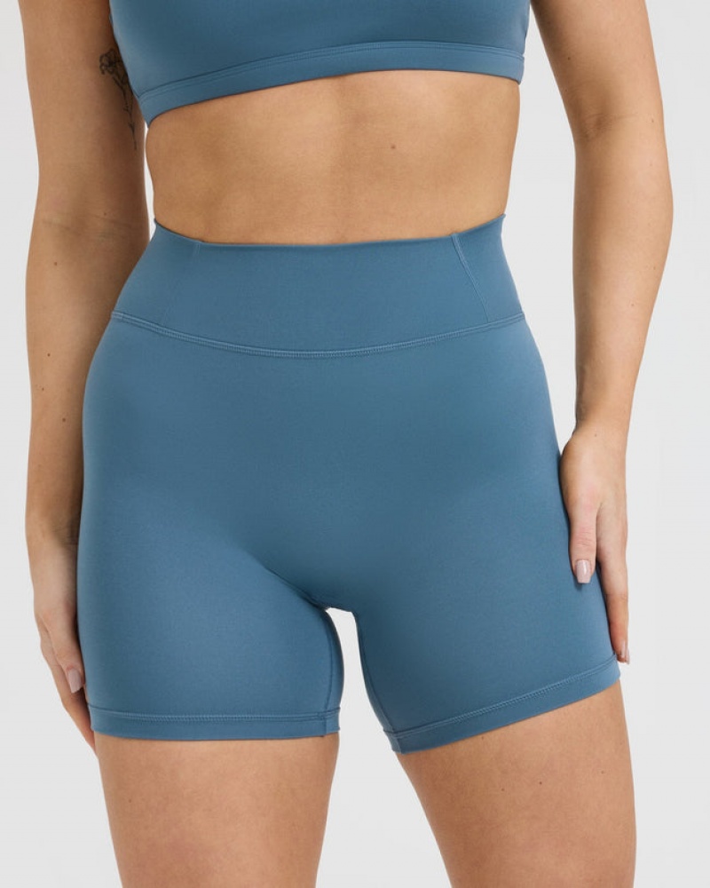 Oner Active Timeless High Waisted Σορτσ μπλε | PFR843960