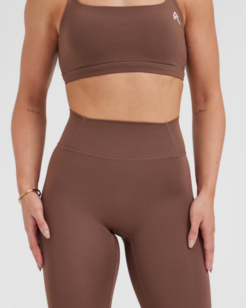 Oner Active Timeless High Waisted Κολαν καφε | RBY846971