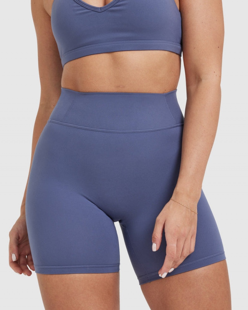 Oner Active Timeless High Waisted Σορτσ μπλε | RSL627045