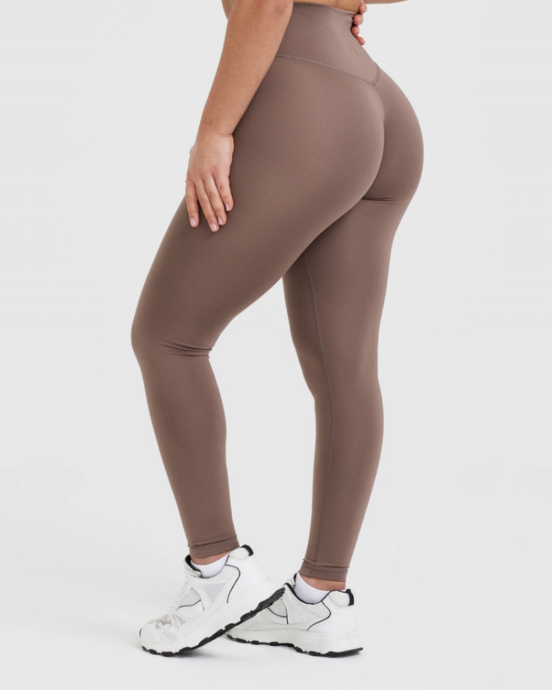 Oner Active Timeless High Waisted Κολαν καφε | ULQ680794