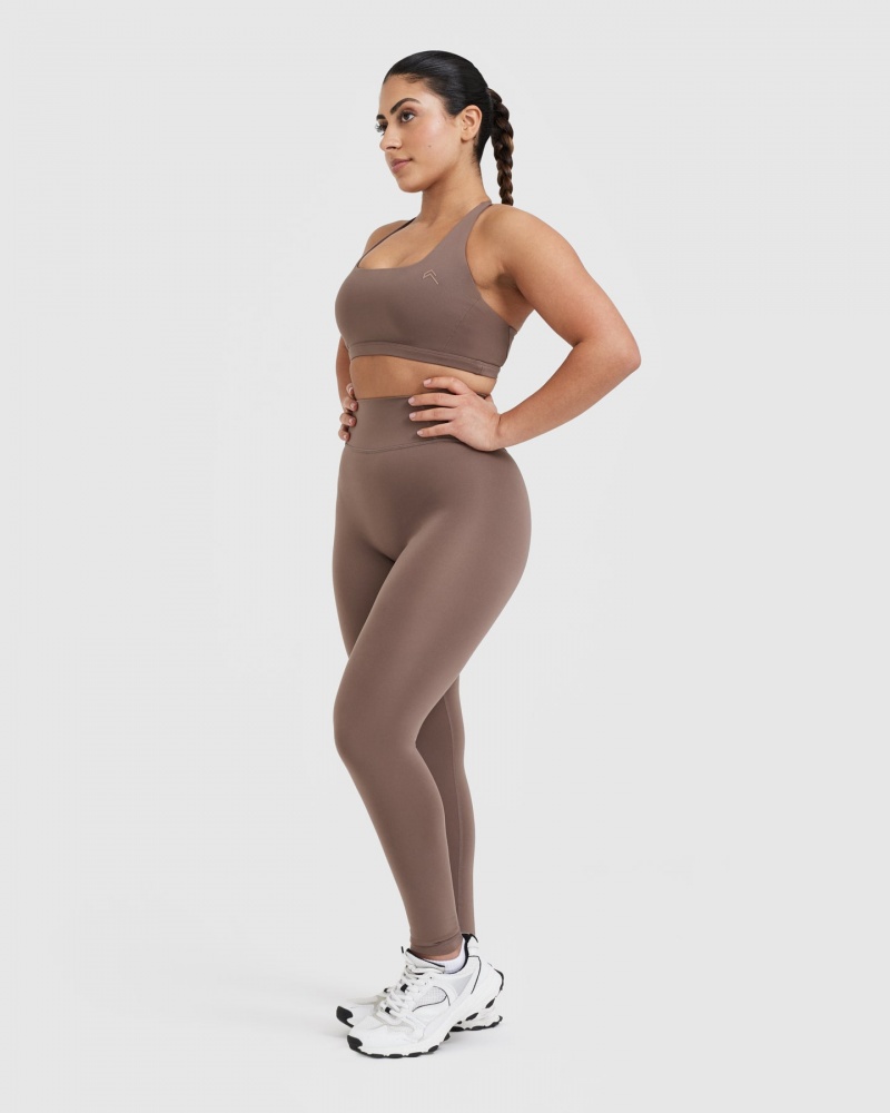 Oner Active Timeless High Waisted Κολαν καφε | ULQ680794