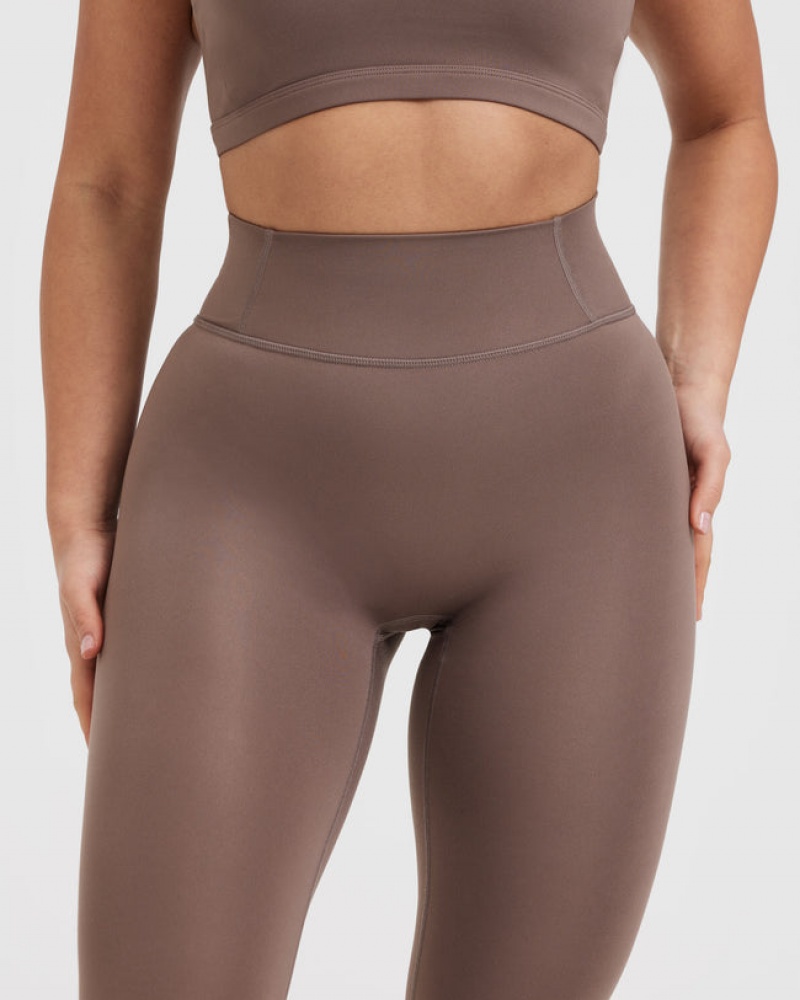 Oner Active Timeless High Waisted Κολαν καφε | ULQ680794