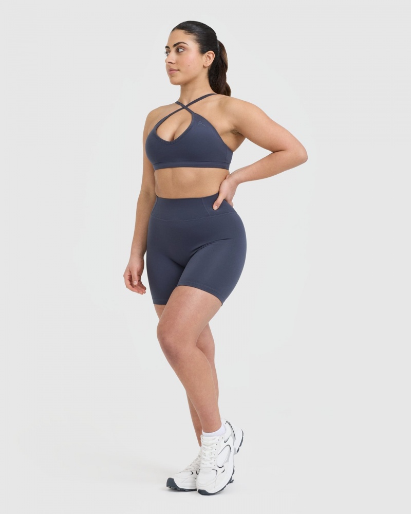 Oner Active Timeless High Waisted Σορτσ μπλε | YEH062749