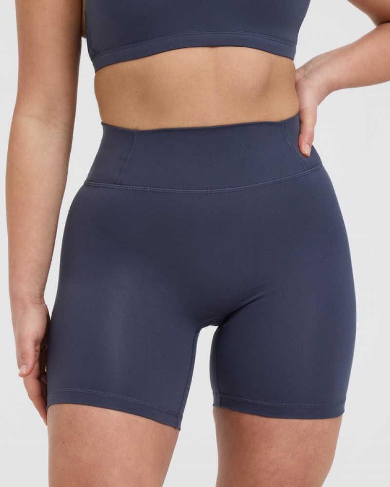 Oner Active Timeless High Waisted Σορτσ μπλε | YEH062749