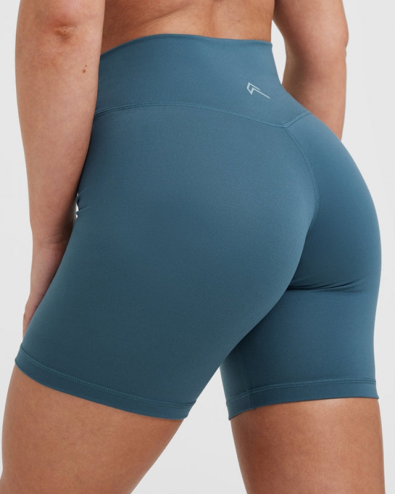 Oner Active Timeless High Waisted Σορτσ μπλε | ZEU257183