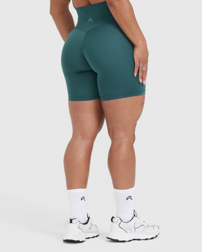 Oner Active Timeless High Waisted Σορτσ μπλε τυρκουάζ | QYG752613