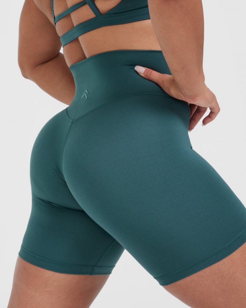 Oner Active Timeless High Waisted Σορτσ μπλε τυρκουάζ | QYG752613