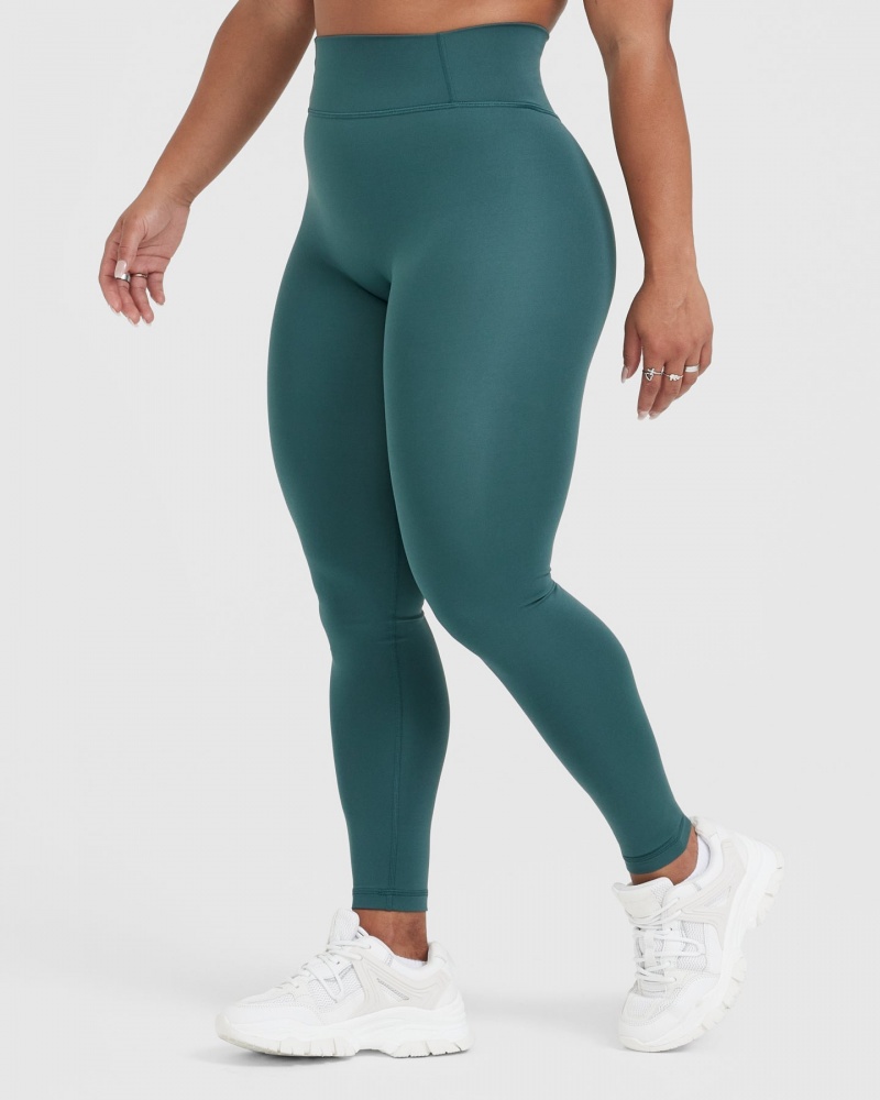 Oner Active Timeless High Waisted Κολαν μπλε τυρκουάζ | YMA697184