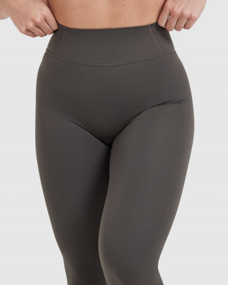 Oner Active Timeless High Waisted Κολαν βαθυ γκρι καφε | WCT150846