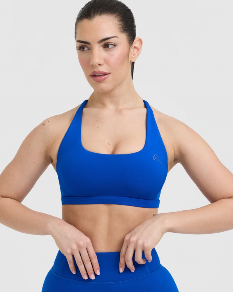 Oner Active Timeless Square Neck Sports Bras βαθυ μπλε | QFH138795