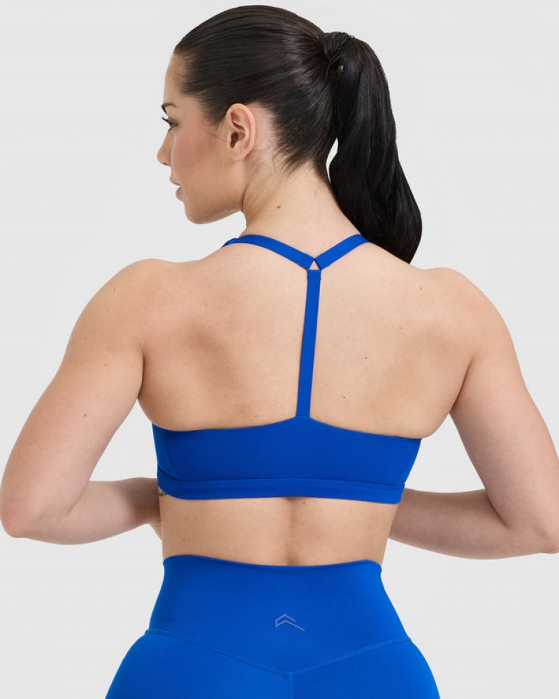 Oner Active Timeless Square Neck Sports Bras βαθυ μπλε | QFH138795