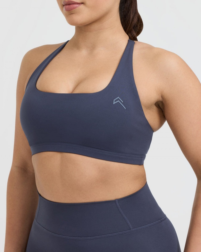 Oner Active Timeless Square Neck Sports Bras μπλε | HAG160832