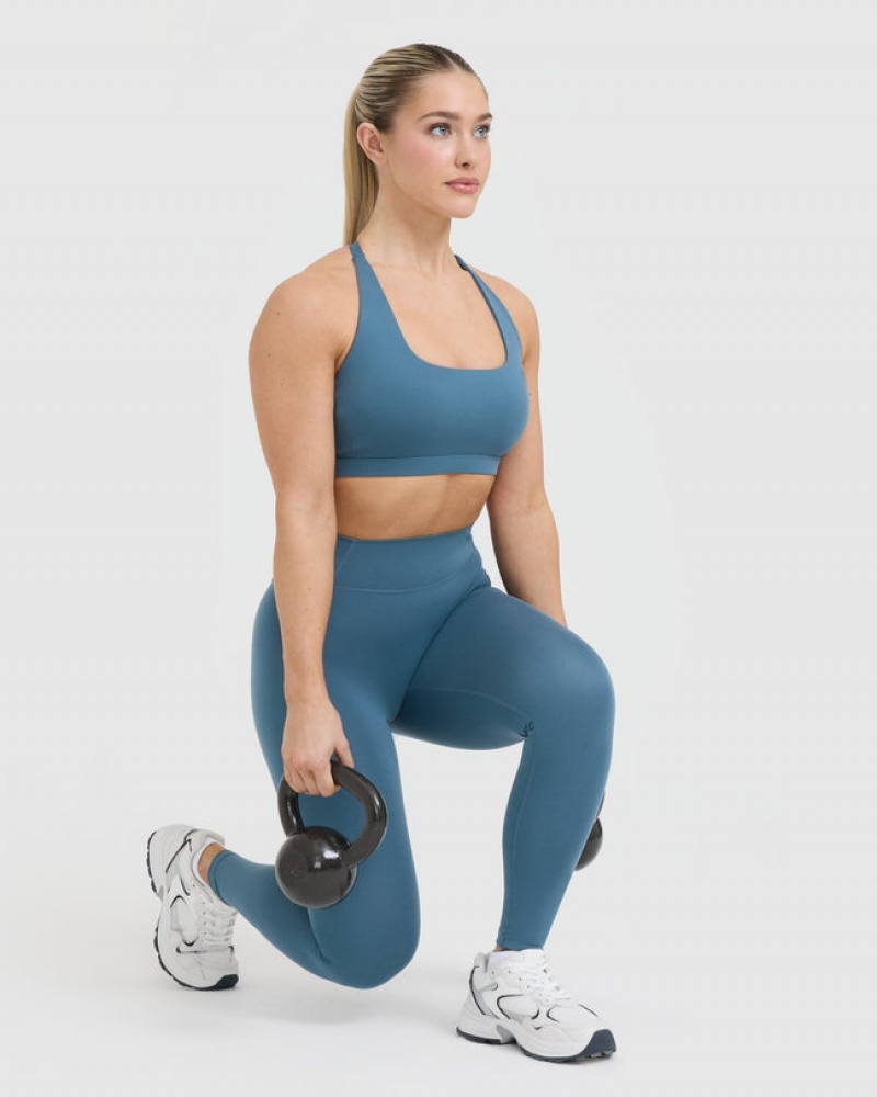 Oner Active Timeless Square Neck Sports Bras μπλε | YIW309572