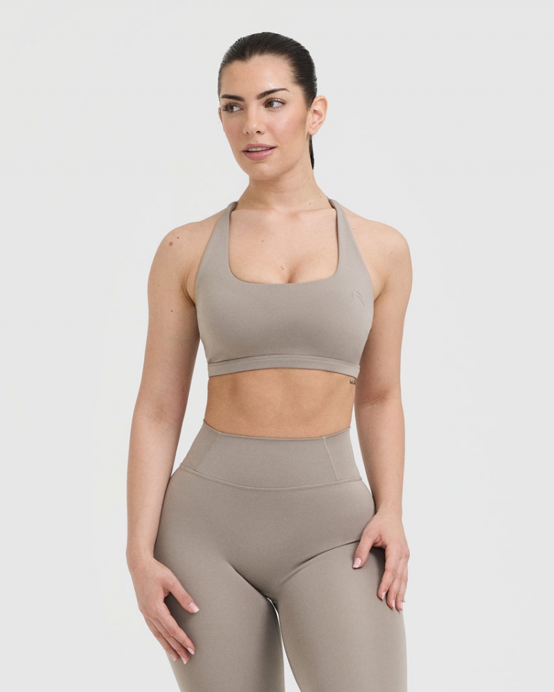 Oner Active Timeless Square Neck Sports Bras γκρι | QGN850269