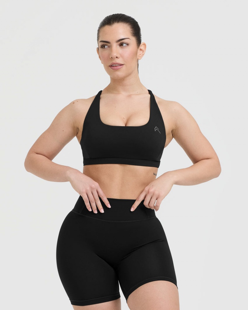 Oner Active Timeless Square Neck Sports Bras μαυρα | YIA542630