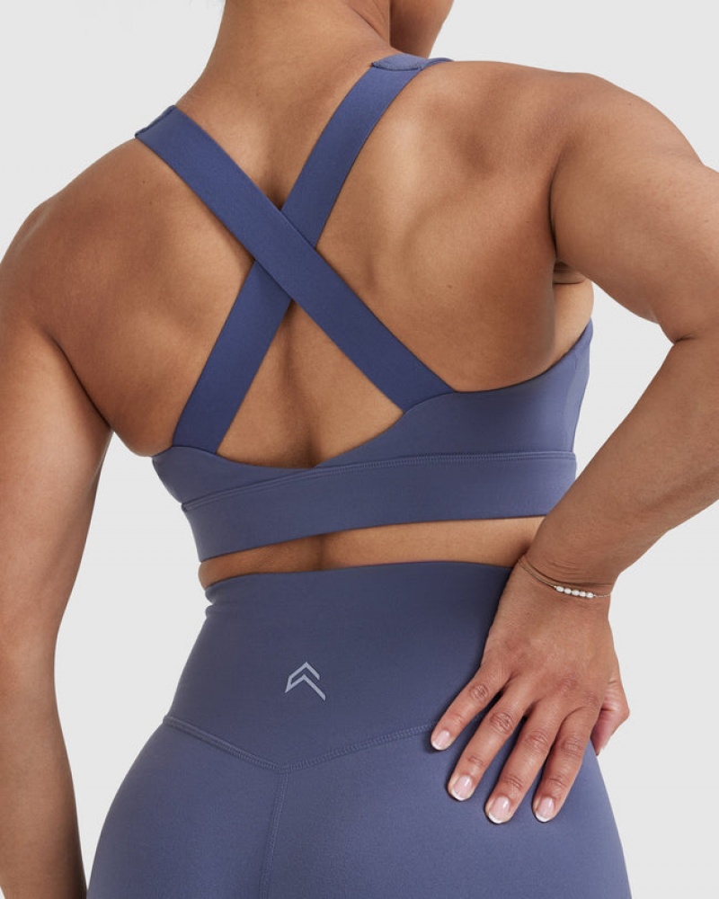 Oner Active Timeless φαρδια λουρακια Sports Bras μπλε | FXR169840