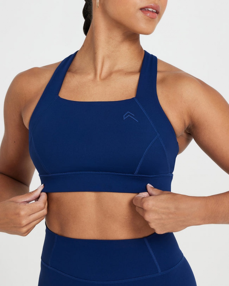 Oner Active Timeless φαρδια λουρακια Sports Bras μπλε | VRG025418