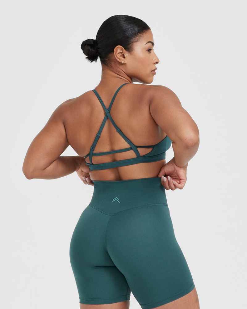 Oner Active Timeless strappy Bralette Sports Bras μπλε τυρκουάζ | IGM764152