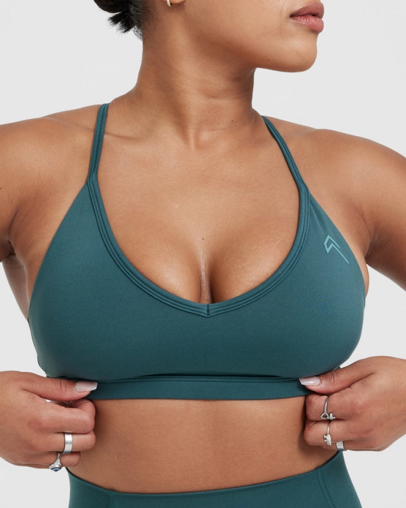 Oner Active Timeless strappy Bralette Sports Bras μπλε τυρκουάζ | IGM764152