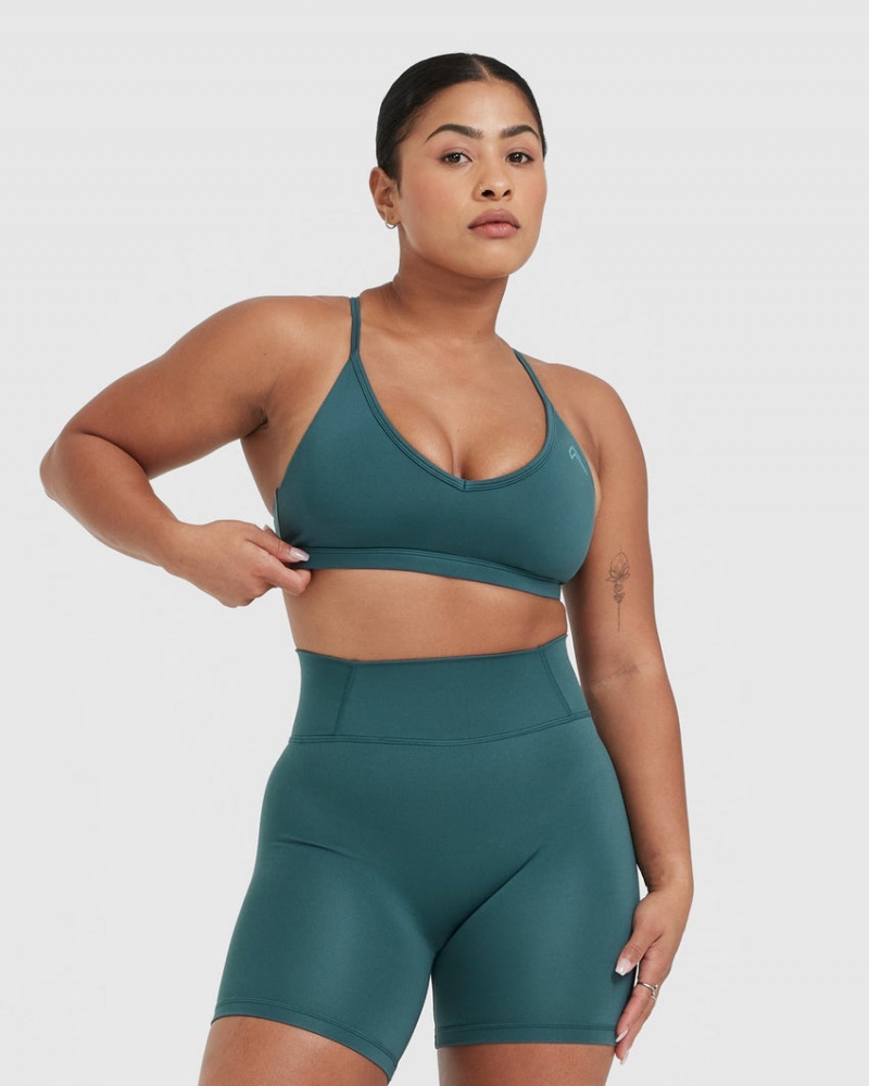 Oner Active Timeless strappy Bralette Sports Bras μπλε τυρκουάζ | IGM764152