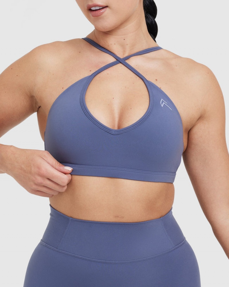 Oner Active Timeless strappy Bralette Sports Bras μπλε | CTG723489