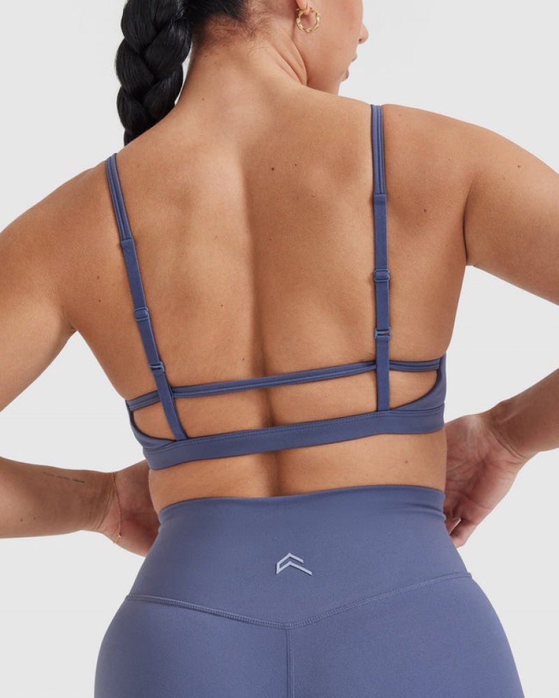 Oner Active Timeless strappy Bralette Sports Bras μπλε | CTG723489