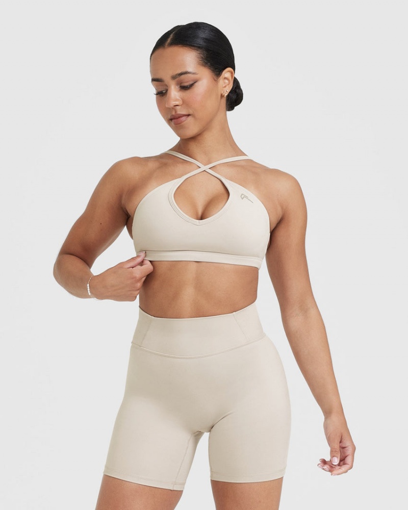 Oner Active Timeless strappy Bralette Sports Bras καφε | PXH063928