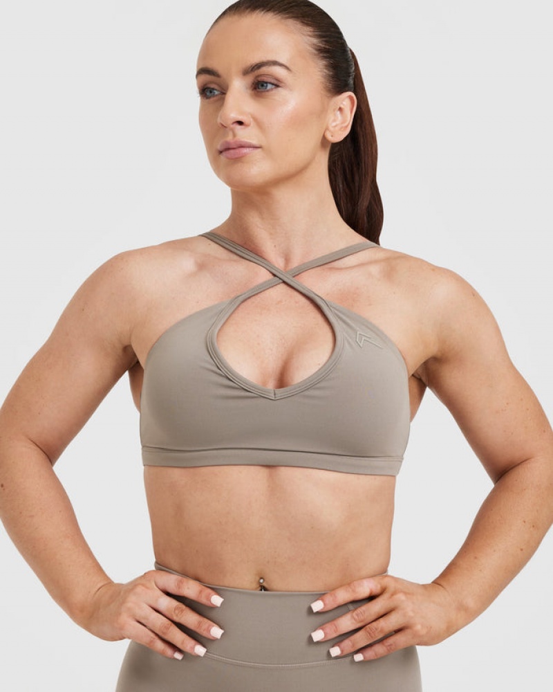 Oner Active Timeless strappy Bralette Sports Bras γκρι | GAI762904