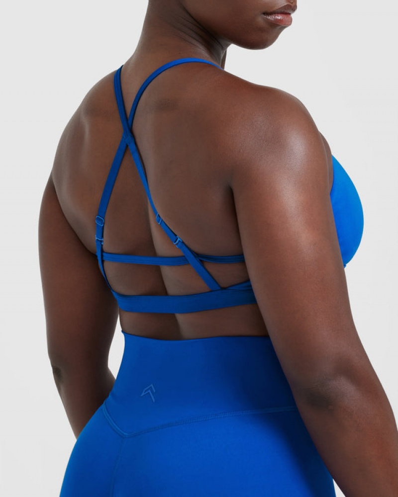 Oner Active Timeless strappy Bralette Sports Bras βαθυ μπλε | OFE480239