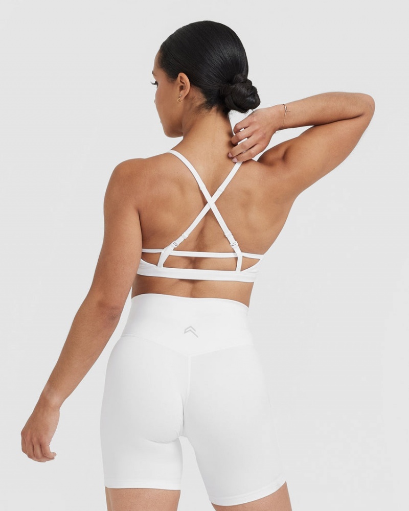 Oner Active Timeless strappy Bralette Sports Bras ασπρα | MRX947851