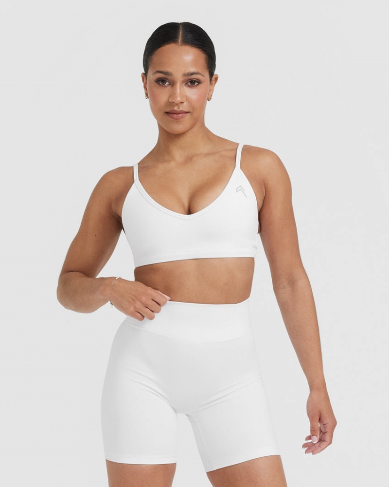 Oner Active Timeless strappy Bralette Sports Bras ασπρα | MRX947851