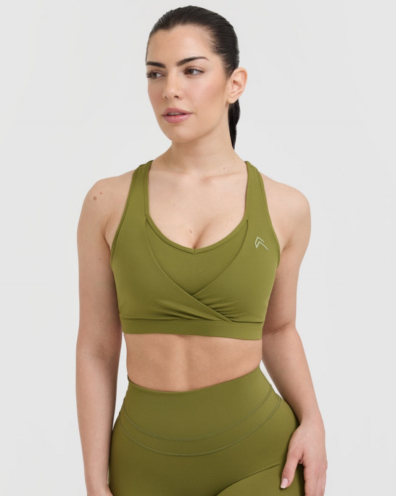 Oner Active Unified Layered Sports Bras Ελιά πρασινο | SFC903175