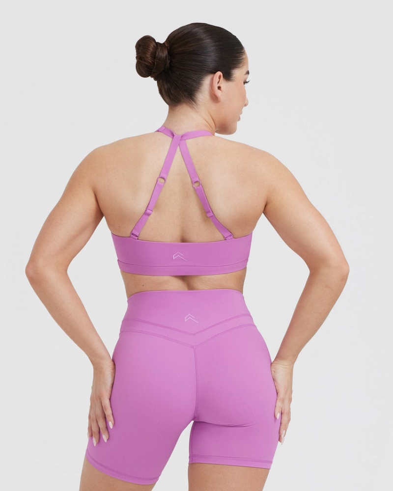 Oner Active Unified Twist Sports Bras μωβ | EKM598471