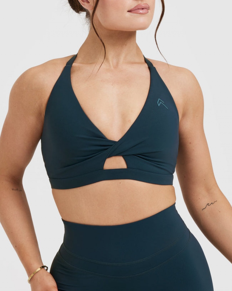 Oner Active Unified Twist Sports Bras μπλε | CIK203617