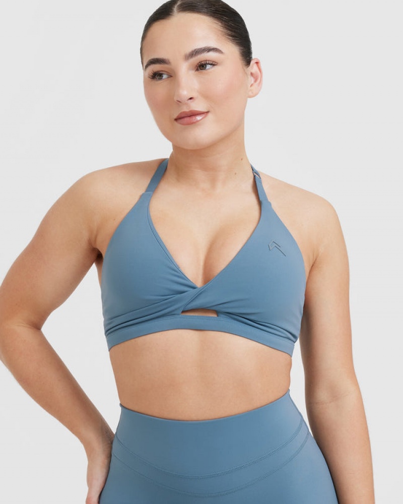 Oner Active Unified Twist Sports Bras μπλε | QKL754690