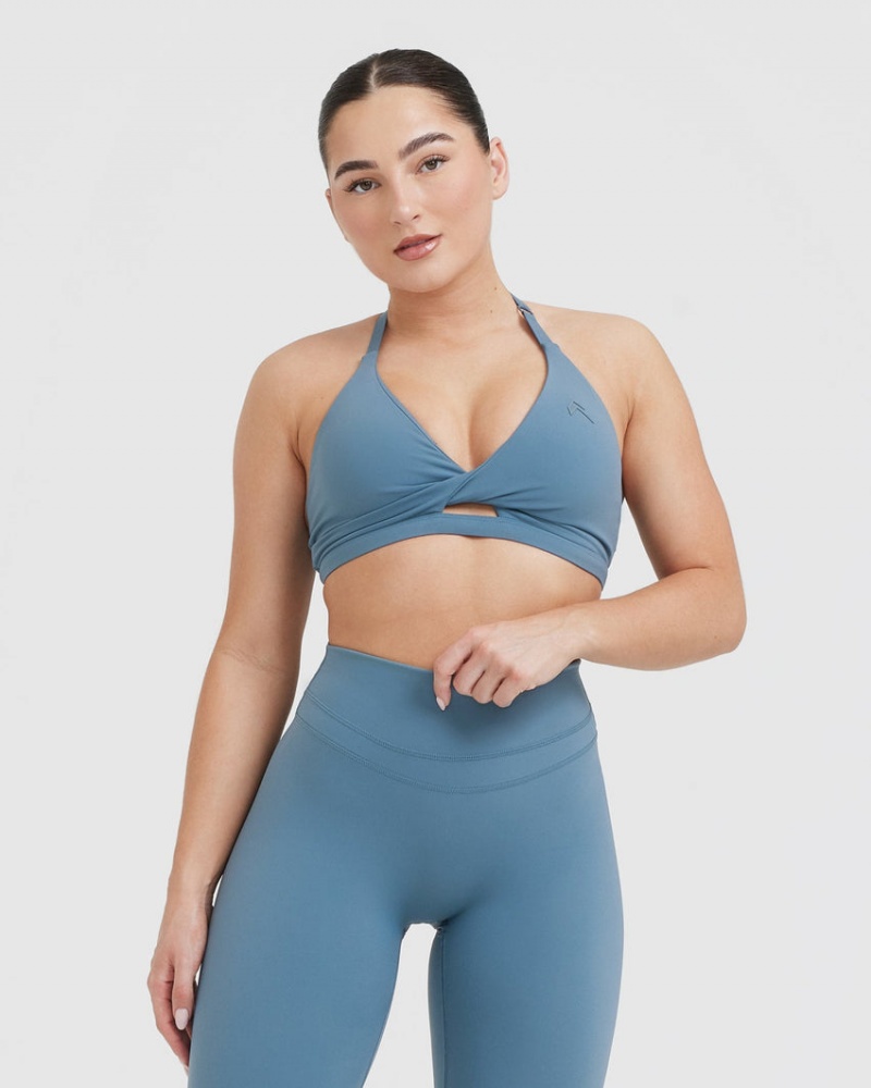 Oner Active Unified Twist Sports Bras μπλε | QKL754690